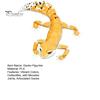 Adjustable Gecko Figurine Articulated Leopard 3D Printed House Lizard Sculpture with Lifelike Model Movable Joints Reptile Collectible for Home