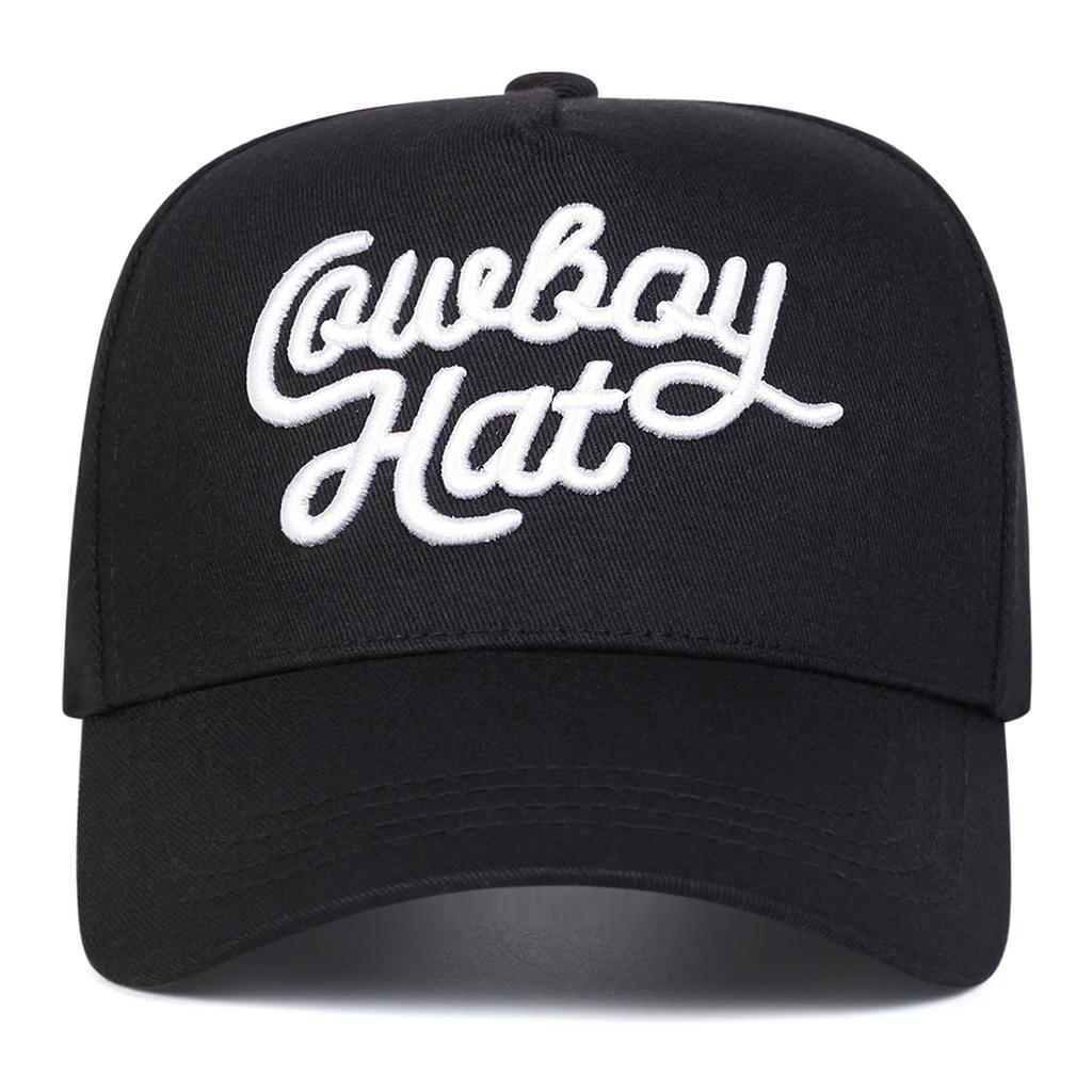 Unisex Cowboy Hat Letter Embroidery Baseball Caps Spring Autumn Outdoor Adjustable Casual Hats Hip Hop Sunscreen Hat Sports Cap