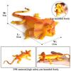 Oenux Sea Life Animals Soft Squid Pufferfish Crab Model Action Figures Anti Stress Relief Toy Kids Gift Fun Pressure Reduction