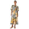 Nobody´s Child Womens/Ladies Floral Pattern 3/4 Sleeve Maxi Dress