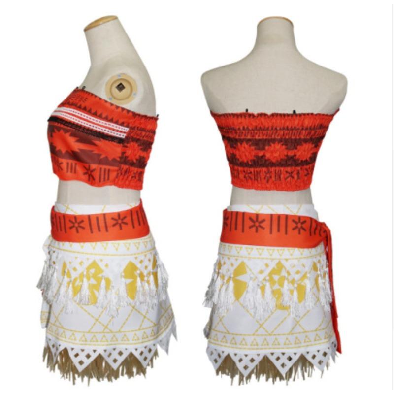 Moana Moana Maui Children's Clothes Princess Performance Costumes