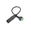 High Conductivity Copper XLR Adapter for Interference Free Signal Extension in Audios Systems