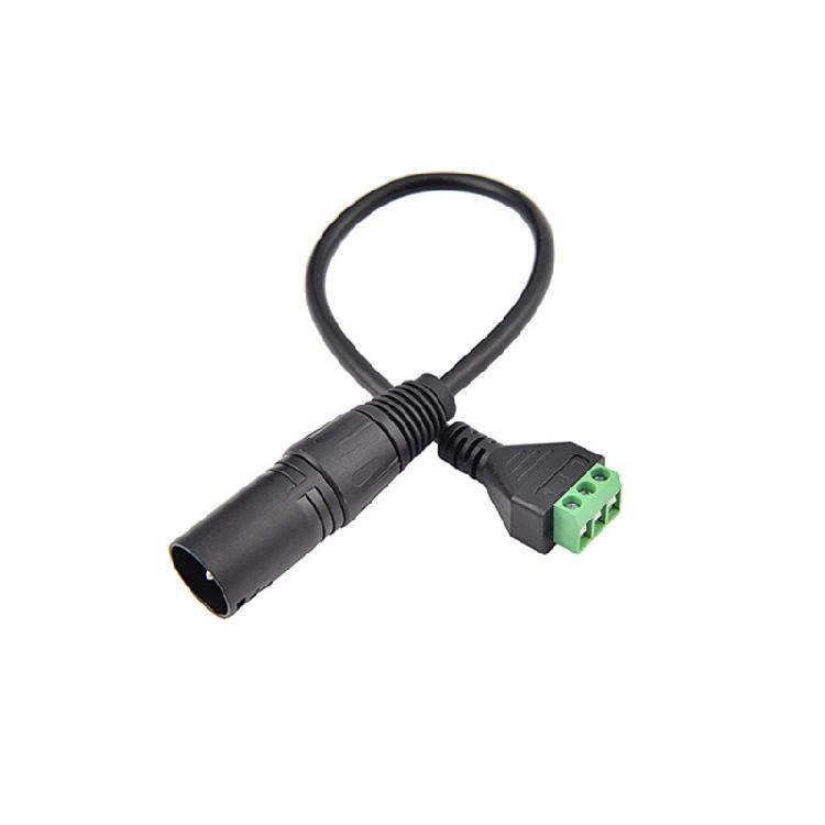 High Conductivity Copper XLR Adapter for Interference Free Signal Extension in Audios Systems