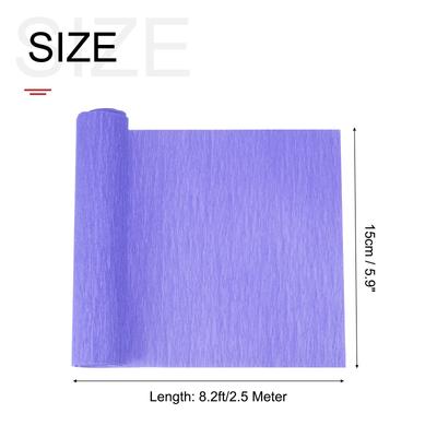 250x15cm Origami Crinkled Crepe Paper Crepe Paper Roll Crepe Paper Decoration for Wedding Ceremony Various Festivals Decoration