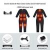 Carbon Fiber Heated Winter Cotton Clothing Set with Three-Speed Temperature Control