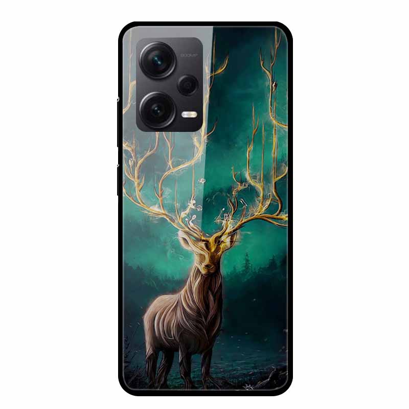 Tempered Glass Cases For Redmi Note 12 Pro Plus 5G Covers Note12 Hard Back Covers for Xiaomi Redmi Note 12 Pro Capas Protective