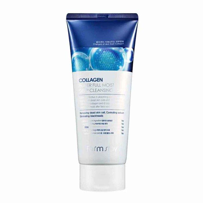 Farm Stay Collagen Water Full Moist Deep Cleansing Foam