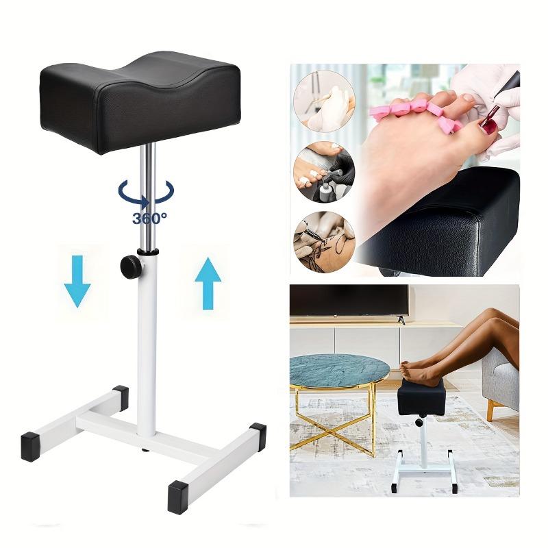 Verstellbare Höhe Pediküre Fußstütze, Fußmassagehocker & Tattoo-Ständer, Ausrüstung für den Heim-, Salon- & Spa-Gebrauch