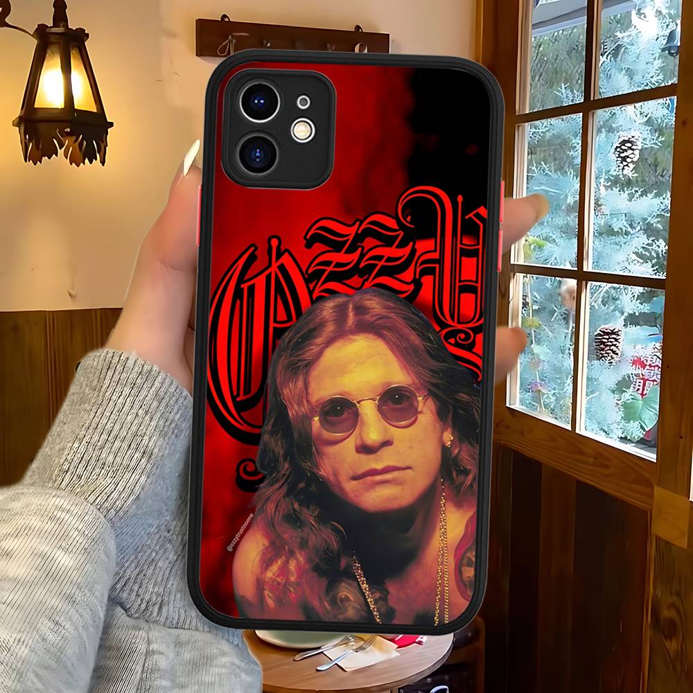 O-Ozzy Osbourne Band Phone Case For IPhone 16 15 14 Plus 15 13 12 11 Pro Max X XS MAX Matte Cover