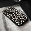 Leopard Phone Case Black Silicone Soft Shell For IPhone 17 16 15 14 13 12 11 Air Pro Max Plus Hot Sale