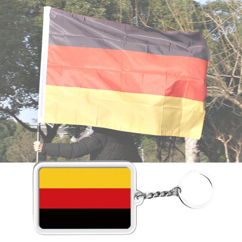 Acrylic Keychain With National Flags For Football Fans Small Gifts And Souvenirs