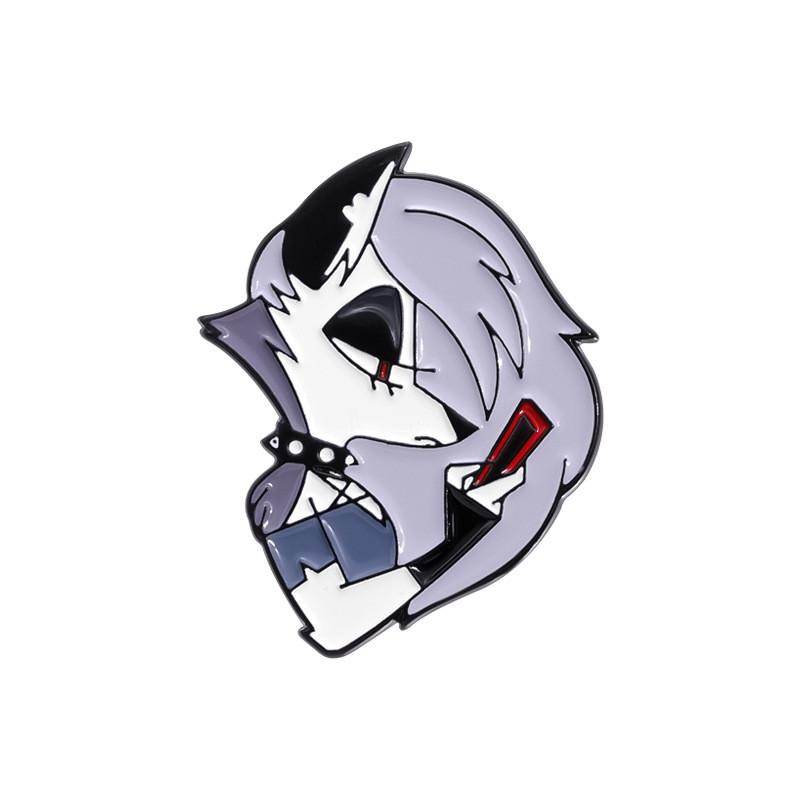 Creative Cartoon Character Alloy Brooch Fun Unique Metal Badge Decorative Pin For All Styles