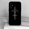 Cyber Sigil Cross   Phone Case For Samsung S25,S24,S21,S22,S23,S30,Ultra,S20,Plus,Fe,Lite,Note,10,Black Cover