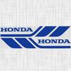 Honda Stickers Motorcycle Tank Logo and Helmet Bike Decal Letter