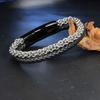 Leather Stainless Steel Bracelets, Metal Accessories Leather Bracelets Men's Bracelets Jewelry
