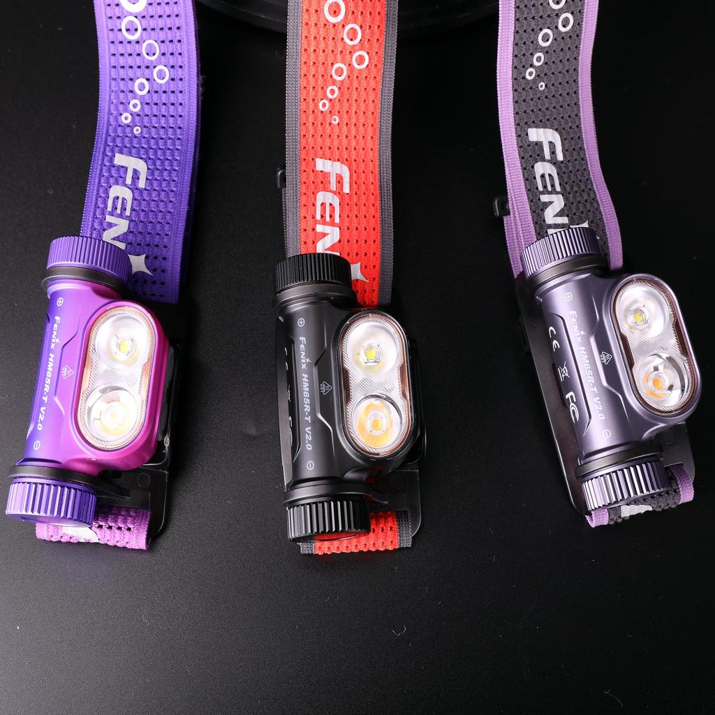 Fenix 1600 Lumens High Dual Color LED Light White Warm Lightweight Trail Running HM65R-T V2.0 Headlight, Rechargeable, Brightness, (Cool & White),