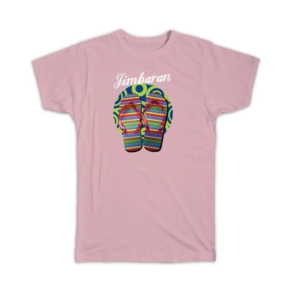 Gift T-Shirt : Jimbaran Bali Indonesia Sandals Flip Flops L