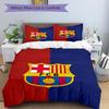 Fcb Team Crest Print 3Pcs Bedding Setduvet Cover With 2 Bedropillowcase Home Birthday Gift