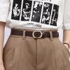 Slim Black Vintage Belt Women Adjustable Waistband Stylish Accessory Jeans Casual Outfits