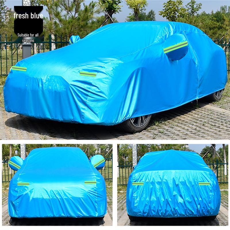 

Universal Toyota Car Cover: Rainproof, Sunproof, Thickened, Durable, Tear-Resistant Oxford Cloth for Corolla, Vios, Camry. Prado