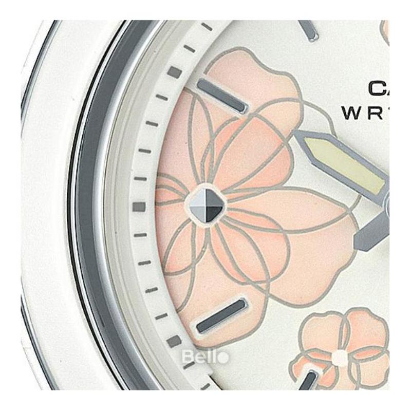 Casio BABY-G Theme Series 100 Meters Waterproof Quartz Movement Resin Strap Japanese and Korean Watch Women's Watch White Dial BGA-150FL-7A