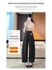 Women's High-Waisted Slimming Cropped Wide-Leg Trousers for Spring 2026 - Pear Shape Fit