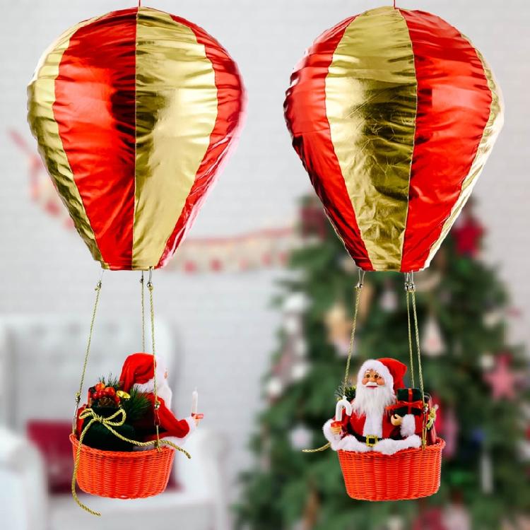 Heißluftballon Decke Weihnachtsmann Weihnachtsdekoration Anhänger Schwebende Himmel