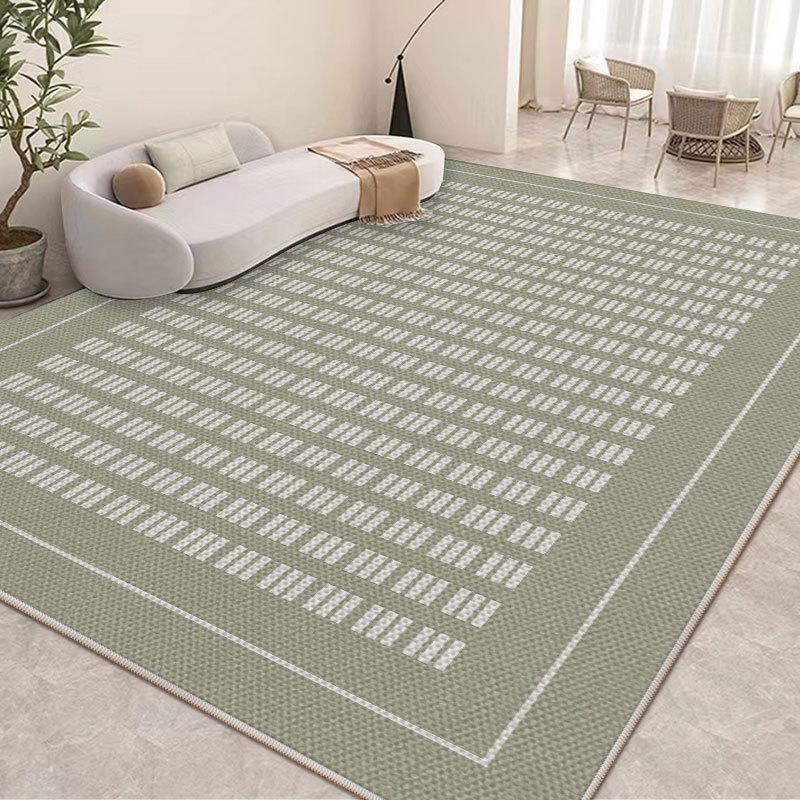 Oddychający dywan z lodowego jedwabiu: Nowoczesny dywan do salonu/sypialni, pochłaniający pot i stylowy na sofy i stoliki kawowe