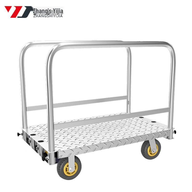 Heavy-Duty 2-in-1 Convertible Hand Truck & Flatbed Cart