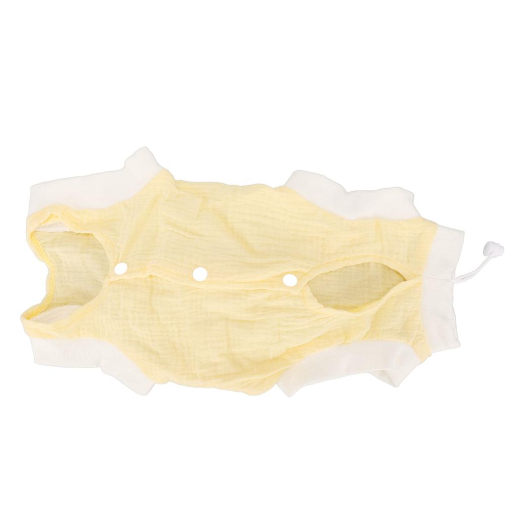 Cat Recovery Suit Breathable Prevent Licking Wound Protection Cat Postoperative Suit for Dogs Cats