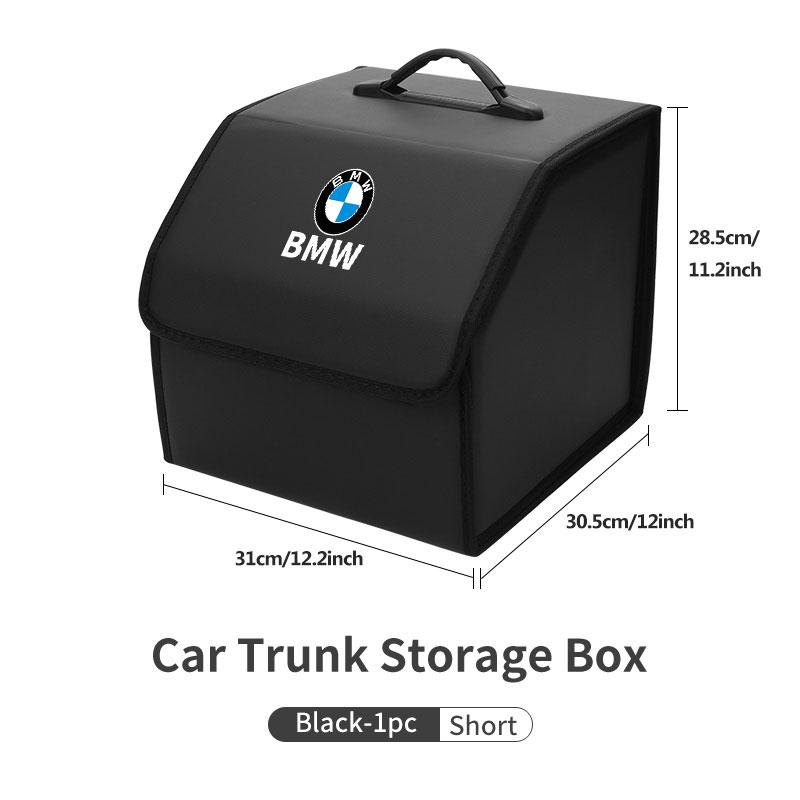 XKUGH1 For BMW New 2025 Car Trunk Organizer Box Tailbox Stowing Tidying Storage Bag Accessories For BMW E70 E91 E30 G30 E53 M3 M5 X6 X4