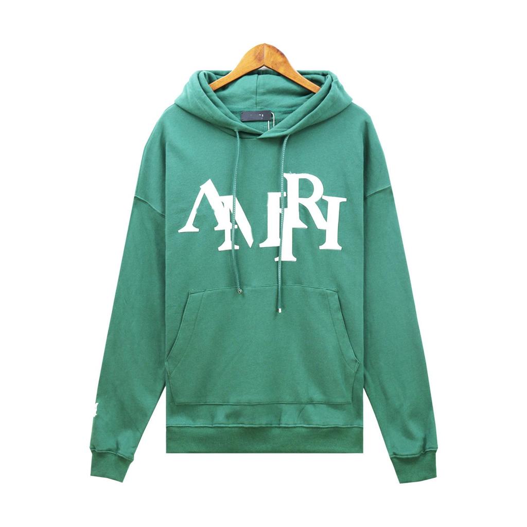 2024 Heavyweight American Style Men's Hoodie with Embroidered Letters - Autumn/Winter Casual Loose Long Sleeve.