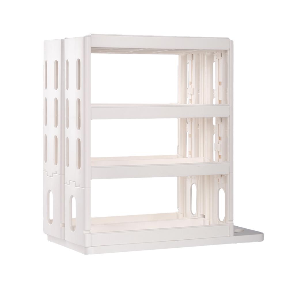 4 Tier Pull Out Cabinet Organizer Adjustable Kitchen Storage Rack Under Sink Organizer Spice Jar Storage Rack Slide Out Drawer белый