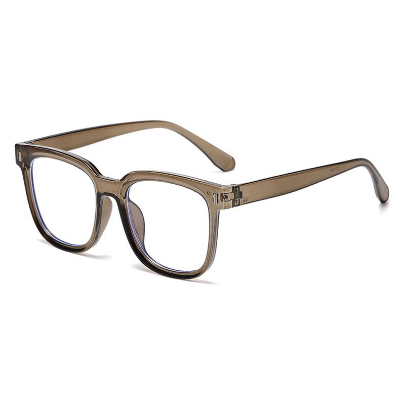 541 Large Frame Square Anti-Blue Light 2024 New Rice Nail Plain And Thin Glasses Frame Retro Flat Mirror
