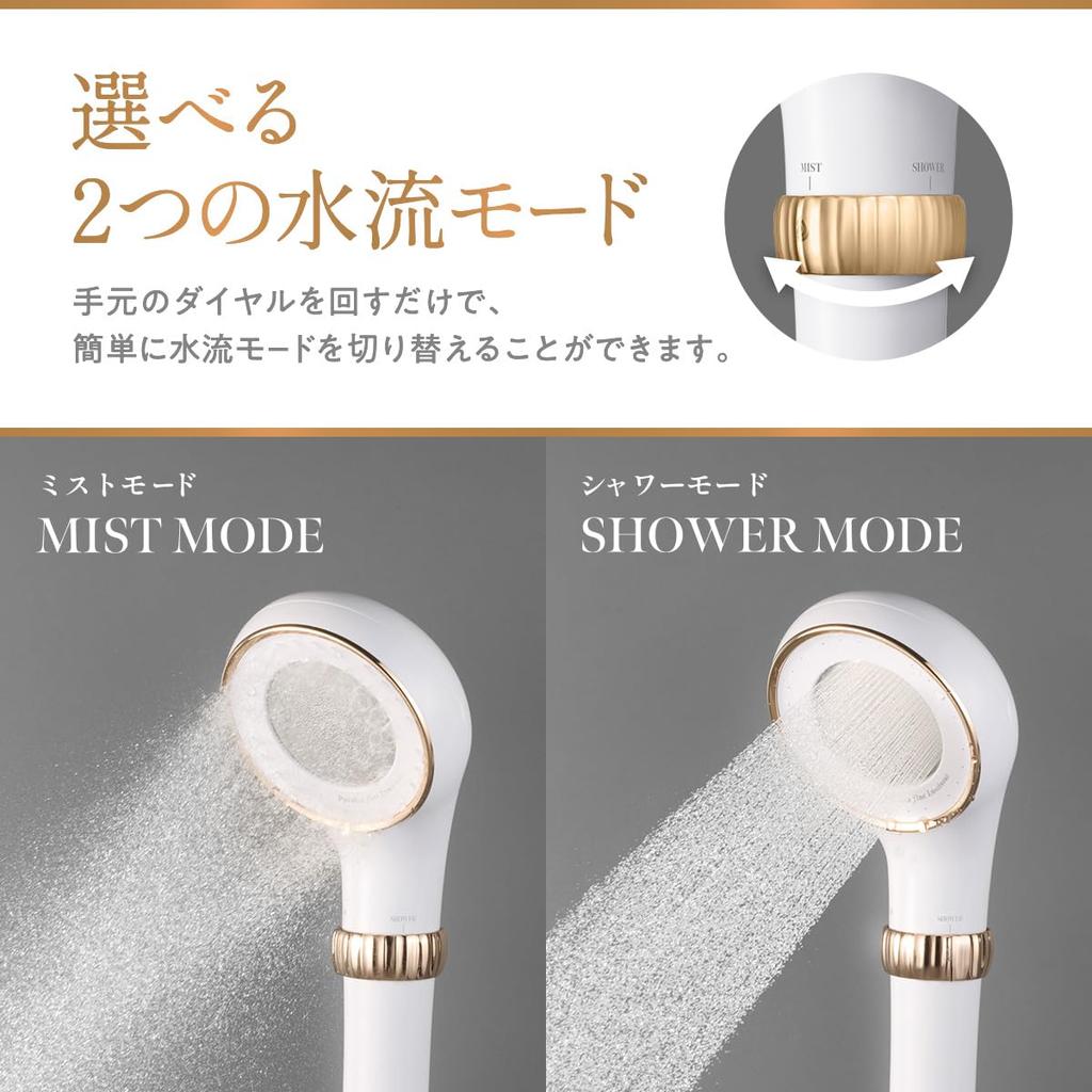 Cleansing Purelas Fine Luminous Shower Head with and Bubbles for and Skin Increases Skin Moisture by Up to and Saves Water by Approximately Switches