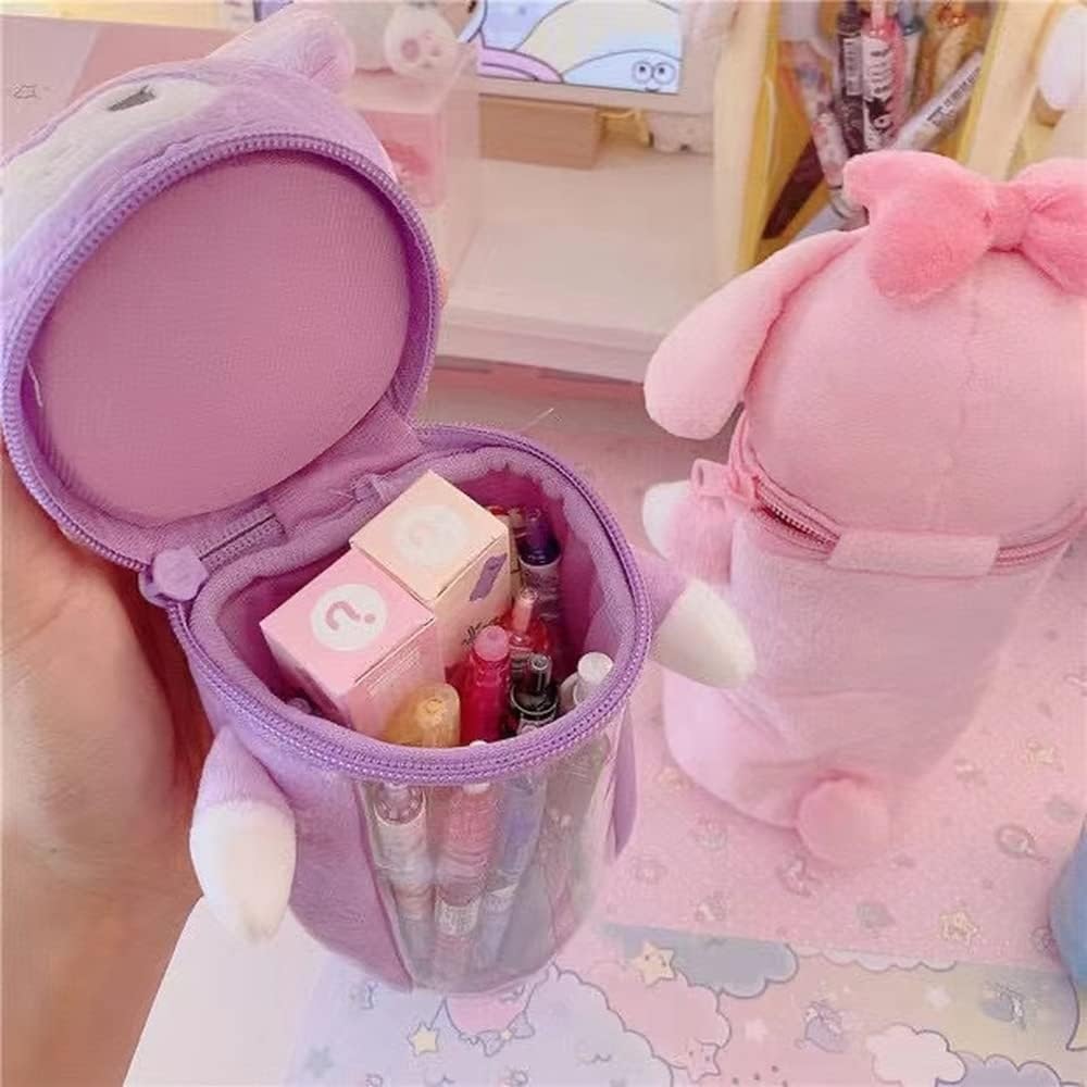 Cinnamonroll Pencil Case Plush Pen Small Item Writing Makeup Character Pouch, Pouch, Case, Utensils, Stationery, Pouch, Back-to-School Gift, Boys,