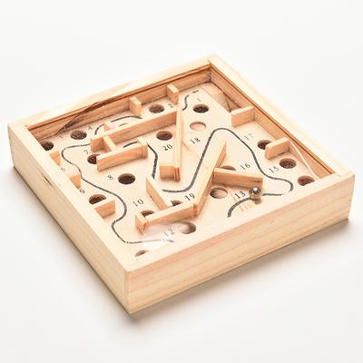 1 ks Klasická labyrintová deska Balanční desková hra Vzdělávací výuková logická hračka