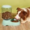 Pet Automatic Feeders Waterer Dog Cat Plastic Drinking Bowl Large Capacity Water Food Dispenser Dog Bowl Home Pets Accessories