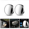 2PC 360 degree rotary press type small circular rearview mirror for automobiles Large field reversing mirror blind spot mirror