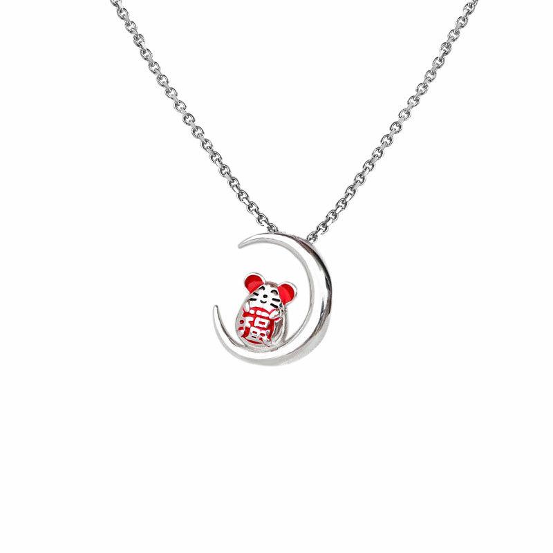 

Женская корейская милая маленькая чертова мышка подвеска с украшением на ожерелье милая