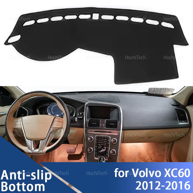 For Volvo XC60 AU T6 AWD 2012 2013 2014 2015 2016 Dashboard Cover Pad Car Liner Anti-UV Mat Sunshade Dashmat Carpet Dash