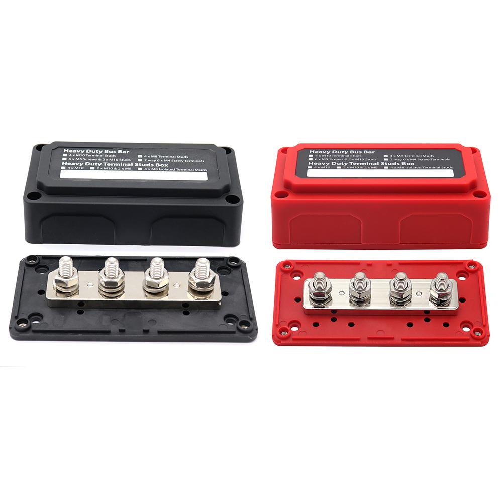 300A Busbar Cable Organizer Box 4 Way 48V Power Case Parts for Car RV