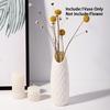Elegant Plastic Flower Vase Stunning Imitation Ceramic Floral Pot For Home Decoration