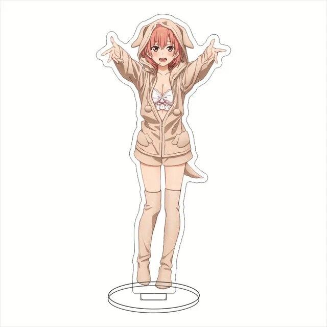 Anime My Teen Romantic Comedy SNAFU Stand Model Plate Yukino Yukinoshita Yuigahama Yui Isshiki Iroha Figures Standing Collection