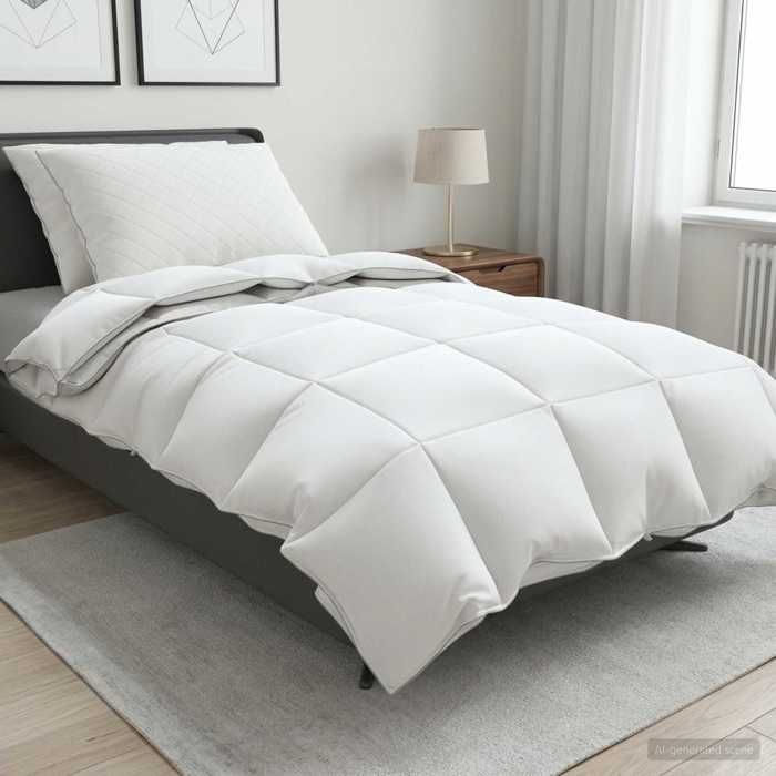 Maison Exclusive - Ensemble de couette 90 % en duvet d’oie FULDA 3 pc 135 x 220 cm