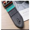 1pc Extra Wide Acoustic Guitar Strap, Leather Belt Adjustable Shoulder Strap with Artistic Print for Guitar & Bass