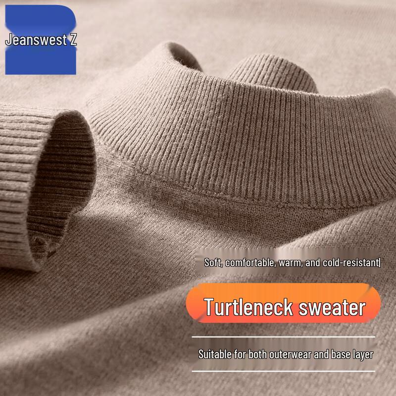 

Jeanswest Men s Solid Mock Neck Knit Sweater ANJ36 XL