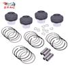 4 Sets/lot 75mm 75.25mm 75.5mm 75.75mm 76mm STD +25 +50 +75 +100 Piston Ring Kit For HONDA OEM 13101-MCJ-750 13101-MEL-010