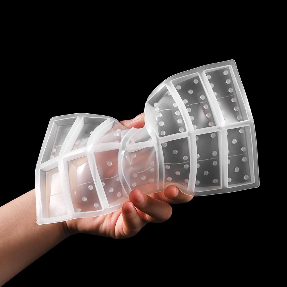 28 Styles Dominoes Epoxy Resin Molds Dominoes Game Resin Epoxy Casting Mold Silicone For DIY Jewelry Making Accessories