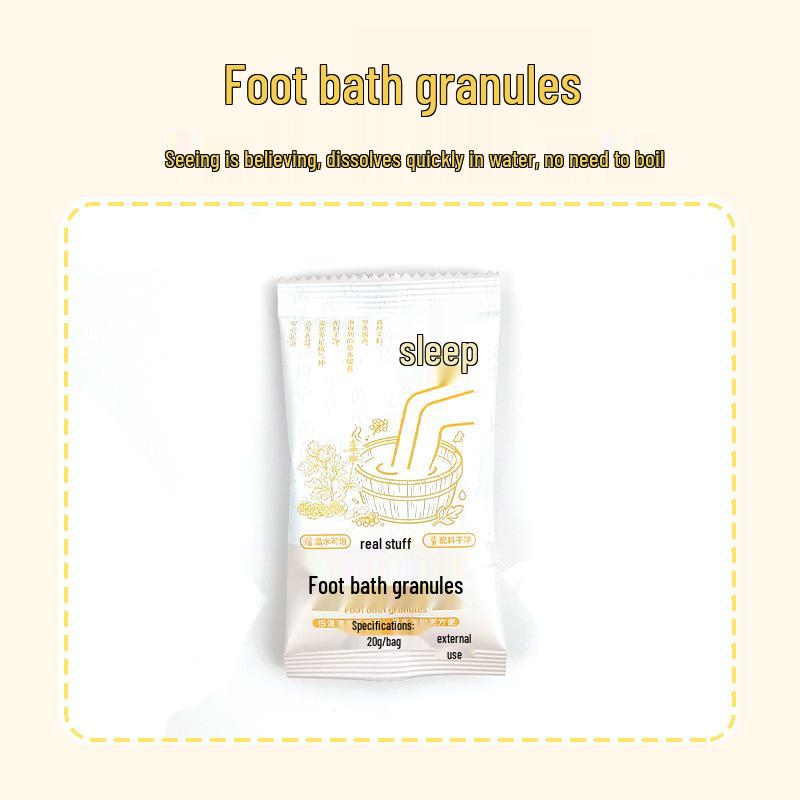Dual-Color Herbal Foot Soak Beads - No-Boil Mugwort Concentrated Foot Bath Liquid for Home Use